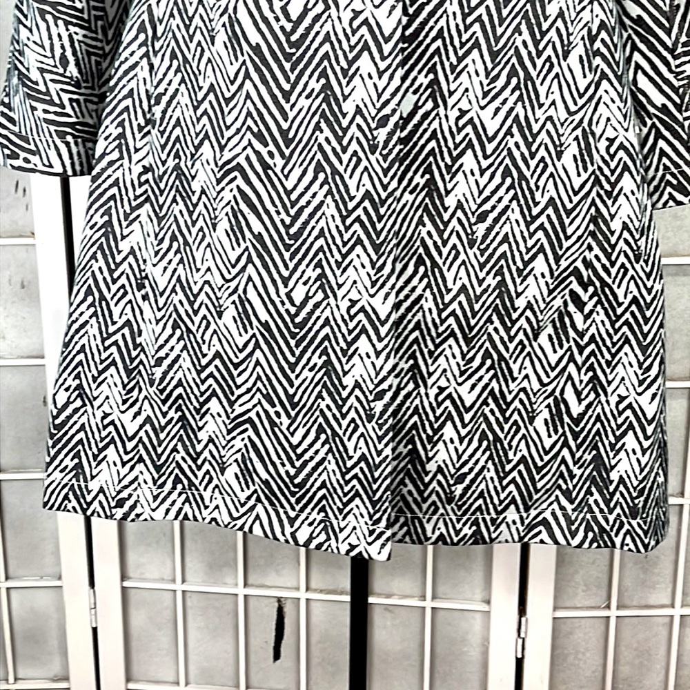 Cabi Zebra Print Tunic Blazer Size Large - image 3
